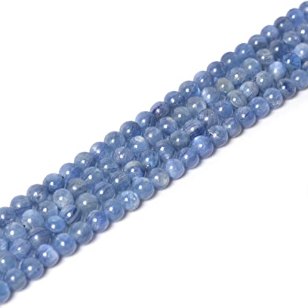 Kyanite 4mm Round Healing Crystal Loose Beads 16 Inch for Jewelry Making Beads