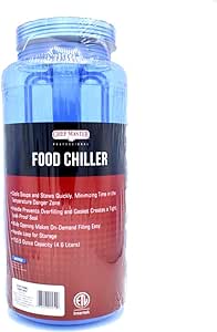 Chef Master Food Chiller 155.5 oz. | Large Plastic Cold Paddle for Chilling Soups, Stews and Hot Liquids in Restaurants and Kitchens | 90252