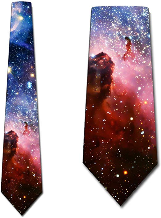 The Universe Ties Mens Space Astronomy Necktie by Three Rooker
