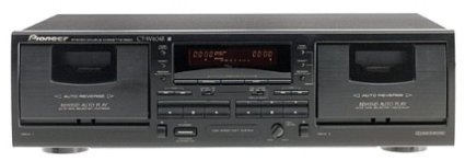 Pioneer CT-W404R Dual Cassette Deck (Discontinued by Manufacturer)