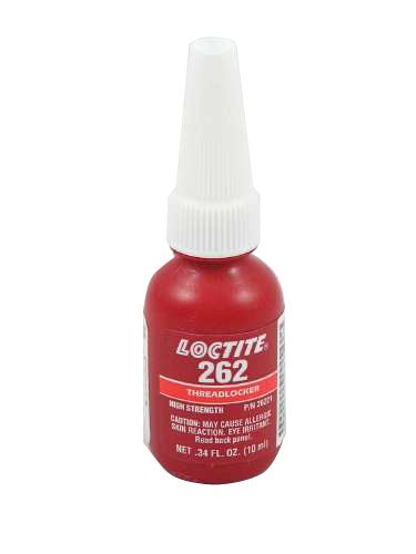 Loctite 231926 Red 262 High Strength Thread Locker, 10 mL Bottle