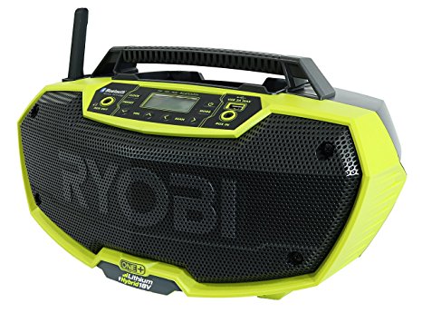 Ryobi P746 ONE  18-Volt Dual Power Stereo with Bluetooth Wireless Technology