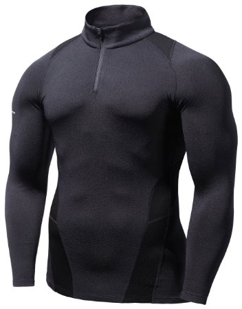 Tesla Men's Thermal Coldgear Compression Mock Long Sleeve T Shirts T32