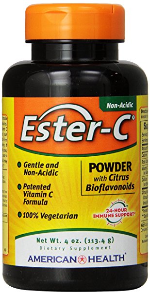 American Health, Ester-C Powder with Citrus Bioflavonoids, 4 oz (113.4 g)