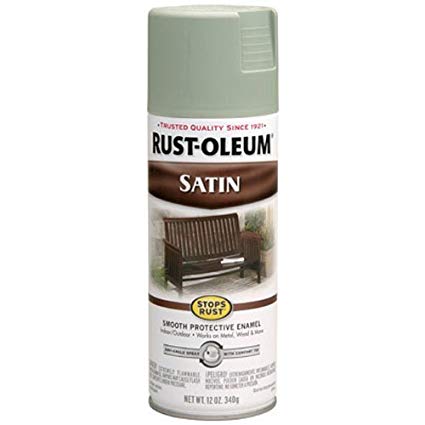 Rust-Oleum 7720830 Satin Enamels Spray, Sage, 12-Ounce