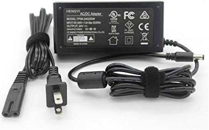 [UL Listed] HENGYI DC 24V AC Power Adapter for Fujitsu Scanner Fi-7160 Fi-7260 Fi-7180 Fi-7280 Fi-5120C Fi-5220 Fi-5530C Fi-5530C2 Fi-6110 Fi-6140 Fi-6230 Fi-6240 S1500 S1500M PA03630-B055 Power Cord