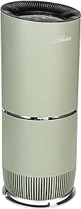 HP670 True HEPA Air Purifier for Allergies, Removes Dust, Smoke, Mold, and Pollen, Covers up to 195 Sq. Ft., Digital Tall Tower, Sage