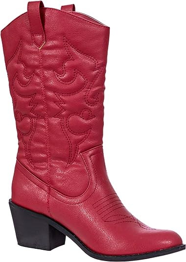 Charles Albert Women's Embroidered Modern Western Cowboy Boot