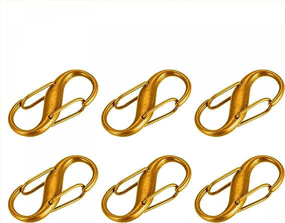 uxcell Adjustable Metal Buckles for Chain Strap, Chain Shortener Strap Clasps for DIY Chain Link Connector