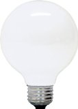 GE 12979-6 G25 Incandescent Soft White Globe Light Bulb 40-Watt 6-Pack