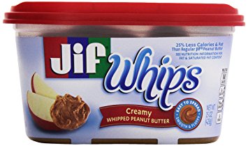 Jif Whipped Creamy Peanut Butter, 15 oz.