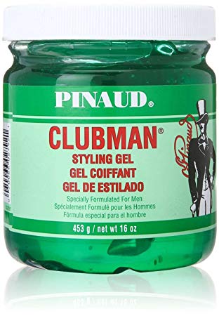 Pinaud Clubman Hair Styling Gel, Original - 16 Oz (Pack of 3)