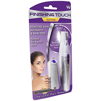 Finishing Touch Lumina Lighted Hair Remover with Pivoting Head (Pack of 2)