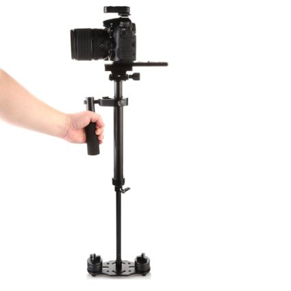 Sutefoto Portable S-60 Max Hight 06 Meter Handheld Stabilizer Pro Version for Camera Video DV DSLR - Weight Bearing Capability 02-35 Kilogram 7 Pound