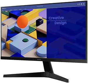 Samsung Ecran PC Gaming S31C 24" 75Hz - 5ms, Dalle IPS, FHD (1920 x 1080), 1000:1, 250 cd/㎡, Eye Saver Mode, AMD FreeSync, HDMI, VGA