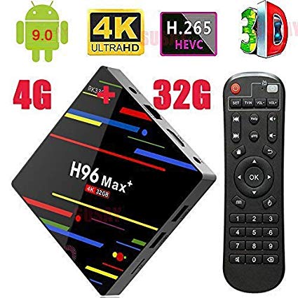 H96 Max  Android 9.0 TV Box 4GB DDR3 32GB RK3328 4K Ultra HD Smart TV Internet Set Top Box 64-bit Quad-Core Cortex-A53 4K
