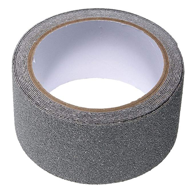 Homgaty 5CM*5M Anti Slip Tape Self Adhesive Non Skid Tape Stickers Great for Steps, Boats, Flooring Grey