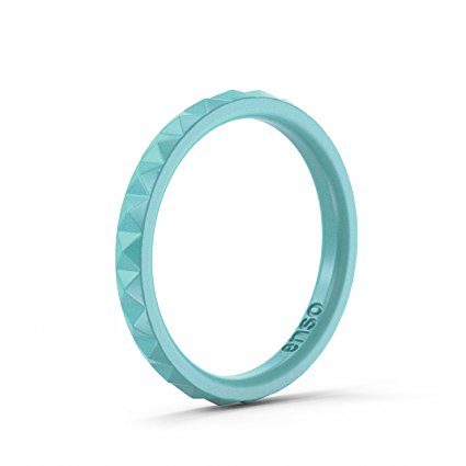 Enso Womens Stackable Silicone Rings