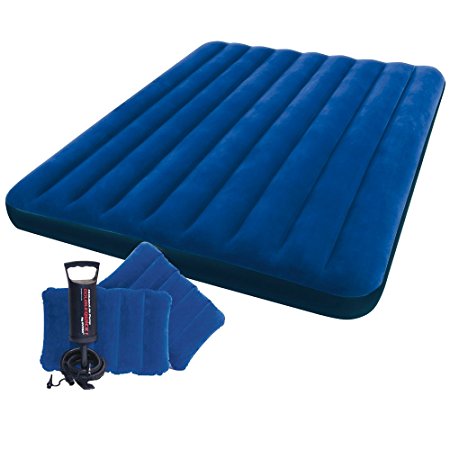 Intex Downy Inflatable Beds Set, Queen, 152 x 203 cm