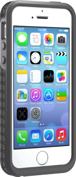 OtterBox SYMMETRY SERIES Case for iPhone 55sSE - Retail Packaging - TRIANGLE GREY SLATE GREYTRIANGLE GREY GRAPHIC