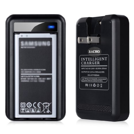 Zacro USB Wall Travel Spare Battery Charger for Samsung Galaxy S5 SM-G900 i9600 Battery Not Included