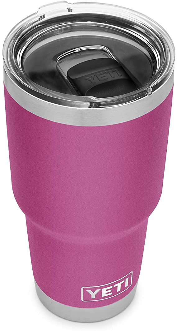 YETI Rambler 30 oz Tumbler, Stainless Steel, Vacuum Insulated with MagSlider Lid, Prickly Pear