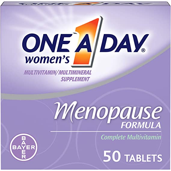 One A Day Women's Menopause Support Tabs, 50 ct (Quantity of 2)