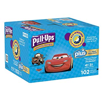Learning Designs Pull-Ups for Boys - The Most Absorbant Huggies Training Pant (Size 4T-5T: 102ct, 38-50lbs)