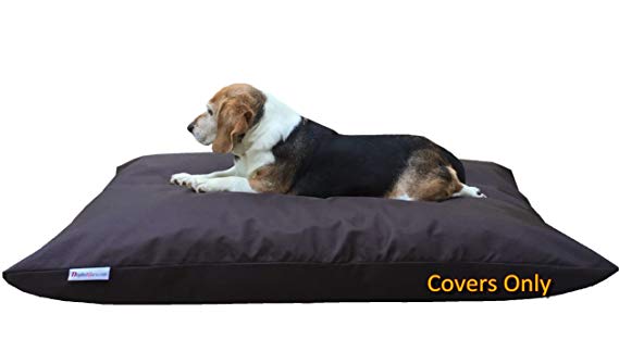 Dogbed4less DIY Do It Yourself Pet Pillow 2 Covers: Pet Bed Duvet Zipper External Cover   Waterproof Liner Internal Case in Medium or Large for Dog and Cat - Covers only