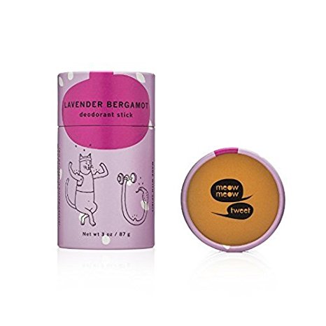 Meow Meow Tweet Lavender Bergamot Deodorant Stick, 1.8 oz
