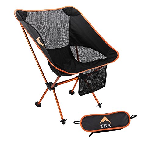 Camping Chair – Ultralight Strength With Oxford Weave – Folding and Compact – Take Comfort With You Anywhere – Perfect For Camp, Hiking, Backpacking (standard size orange)