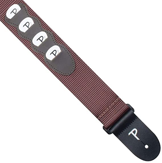 Perris PNWSHN7115 Pick Pocket Strap, Brown