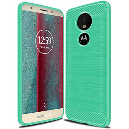 Moto E5 Play Case, Moto E5 Cruise Case,Suensan TPU Shock Absorption Technology Raised Bezels Protective Case Cover for Motorola Moto E5 Play 2018 (Mint Green)