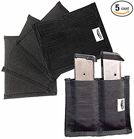 STEALTH Double Magazine Pouch Clip Holder Gun Safe Accessory Concealed Carry