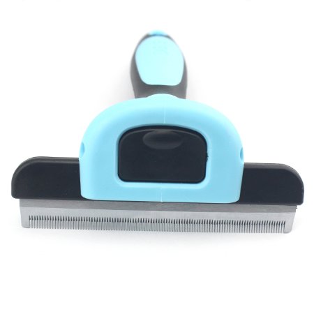 Pet Grooming Large Deshedding Tool for Small,Medium,Large Dogs/Cats, with 4-inch Edge for Short Hair and Long Hair by Possiave