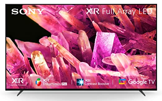 Sony Bravia 164 cm (65 inches) XR Series 4K Ultra HD Smart Full Array LED Google TV XR-65X90K (Black)