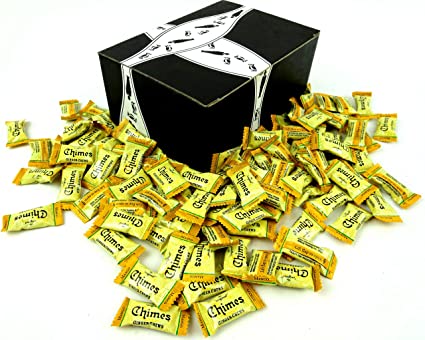 Chimes Mango Ginger Chews, 2 lb Bag in a Gift Box