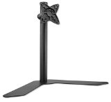Mount-It MI-757 Monitor Desk Stand for Single LCD LED Screen Adjustable Height Tilting Rotating Mounts 17 20 24 27 30 Inch Samsung HP LG Acer ViewSonic Asus Dell VESA 75x75 and 100x100