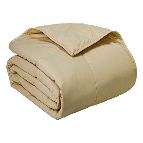 Cottonloft Cotton Filled Blanket, Twin, Wheat