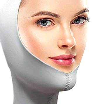 Facial Slimming Strap - Chin Lift Facial Mask - Eliminates Sagging Skin, Double Chins, Droopy Cheeks By Alayna Tm