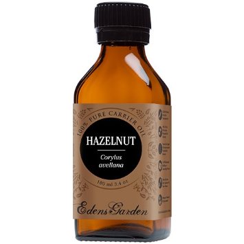 Hazelnut 100 Pure Carrier Base Oil- 34 oz 100 ml by Edens Garden