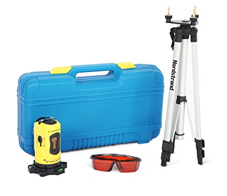 Nordstrand CL01 Automatic Self Levelling Cross Line Laser Level - Tripod and Accessories