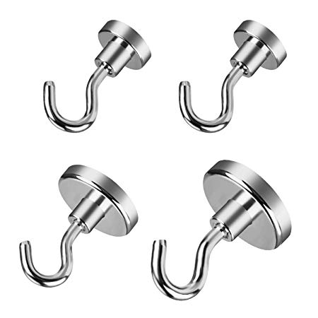 Magnetic-Hooks, Preyda 4 Sets Cruise Door Decorations Hooks Ideal for Indoor Outdoor Hanging and Add Storage, Powerful Heavy Duty Magnet Hook