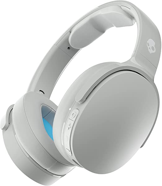 SKULLCANDY Hesh Evo Wireless Over-Ear Headphones, Light Grey/Blue (S6HVW-P751) One Size