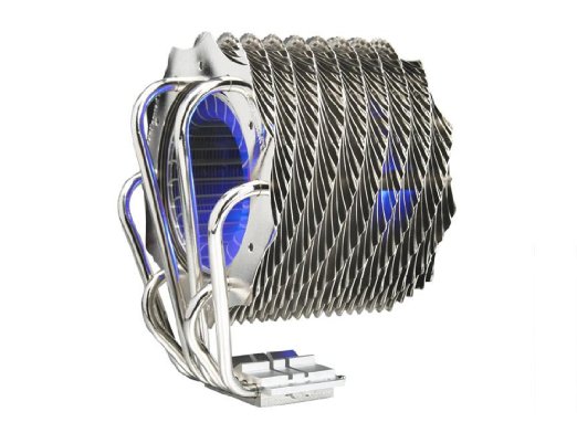 Thermaltake CL-P0466 SpinQ Quiet Copper Heatpipe Univrsal CPU Cooler with Blue LED for Intel LGA 775 and AMD AM2