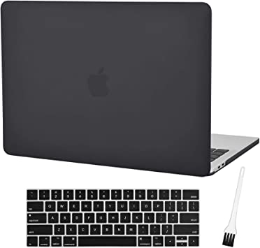 MacBook Pro 13 Case Laptop Plastic Cover Hard Case 2019 2018 2017 2016 Release A2159 A1989/A1706/A1708 Plastic Hard Shell & Silicone Keyboard Cover Compatible Newest Mac Pro 13 Inch (Frost Black)