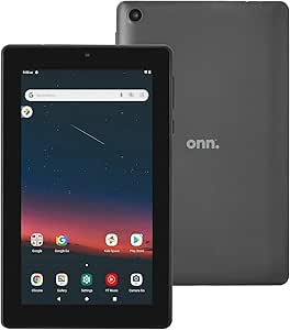 Onn Surf Tablet Gen 3 2022 MTK Quad-Core 32GB eMMC 2GB 7" (1024x600) Touchscreen Android 12 Go 2 Cameras Charcoal