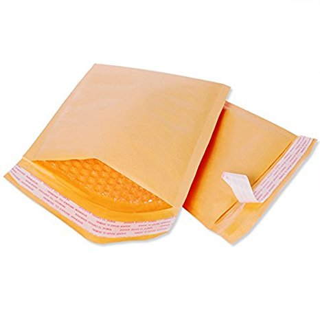 Fu Global 8.5x12 Inches Kraft Bubble Mailers Padded Envelopes #2 Pack of 25