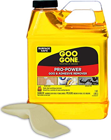 Goo Gone Pro-Power - 32 Ounce and Sticker Lifter - Professional Strength Adhesive Remover, Removes Stickers, Tape, Grease and More