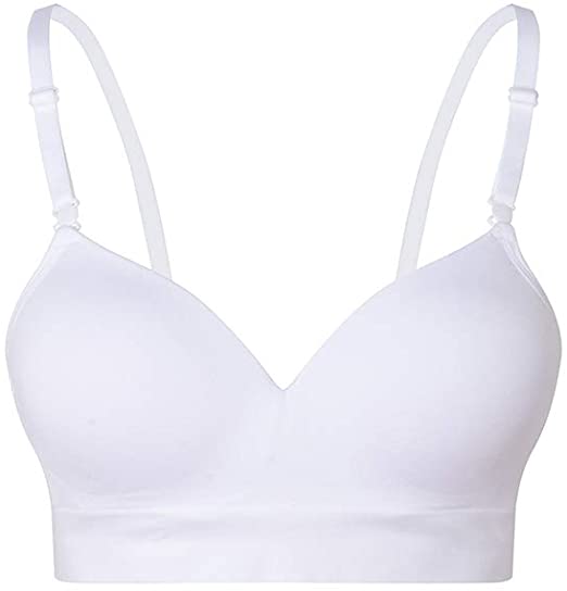 Lemef Seamless Bras for Women Wirefree Padded Bras